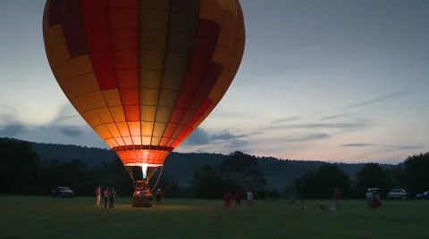 Hot Air Balloon 7 Stock Footage 22771617