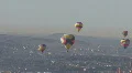 Hot Air Balloon Above Albuquerque HD Footage