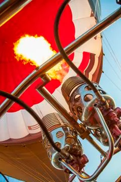 A Hot Air Balloon burners Stock Photos