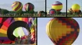 Hot Air Balloon Composite HD Footage