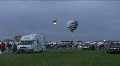 Hot Air Balloon & Crowd HD Footage