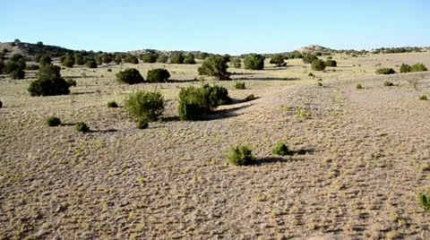 Hot Air Balloon Desert Aerial 4 Stock Footage 11235853