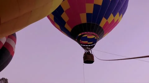 Hot air balloon Stock Footage 8997127