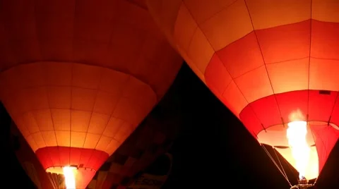 Hot air balloon Vídeo Stock 9082741