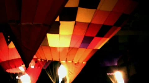 Hot air balloon Stock Footage 9316507