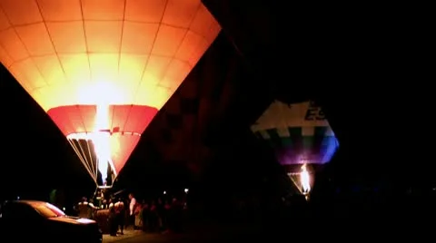 Hot air balloon Stock Footage 9318311