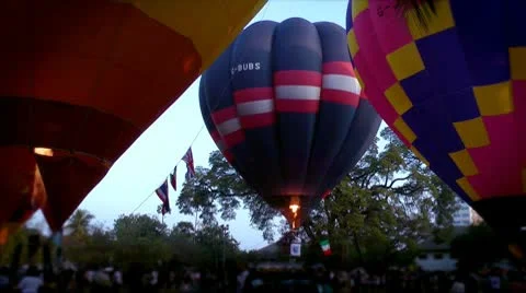Hot air balloon Stock Footage 9348400