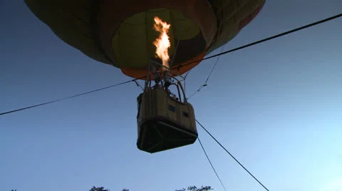 Hot Air Balloon Stock Footage 22771479