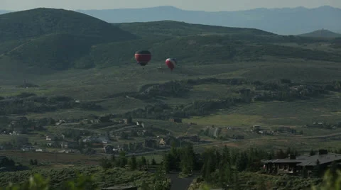 Hot Air balloon Stock Footage 25425114