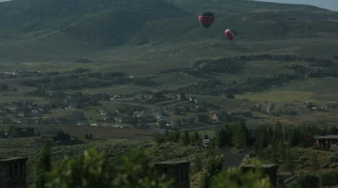 Hot Air balloon Stock Footage 25425360