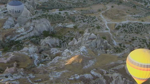 Hot Air Balloon Stock Footage 52278711