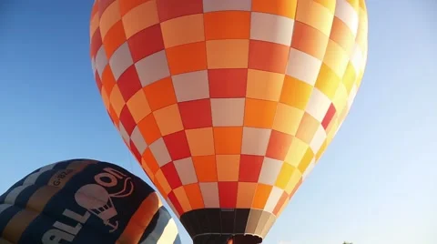Hot air balloon Stock Footage 55578750