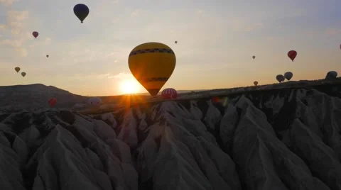 Hot air balloon Stock Footage 58258070