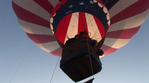 Hot Air Balloon Video stock 58898227