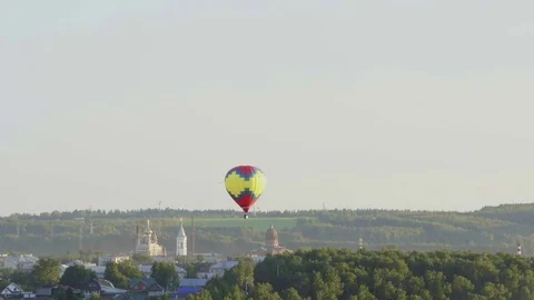 Hot Air Balloon Stock Footage 78220665