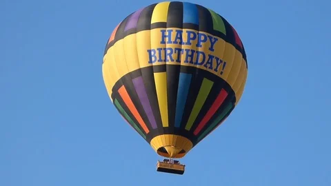 Hot air balloon Video stock 89997018