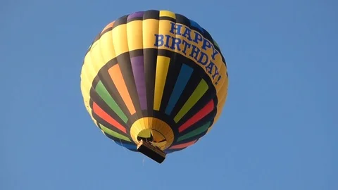 Hot air balloon Stock Footage 90089798
