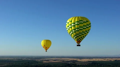 Hot Air Balloon Stock Footage 95159077
