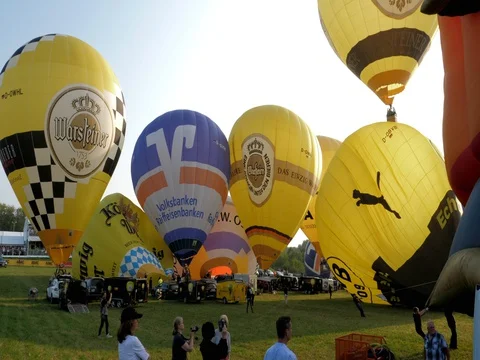 Hot Air Balloon Stock Footage 128420584