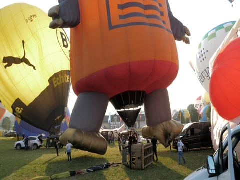 Hot Air Balloon Stock Footage 128420952