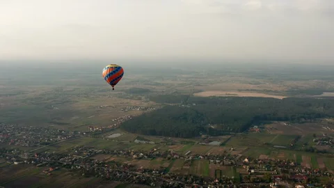 Hot Air Balloon Video stock 129747547