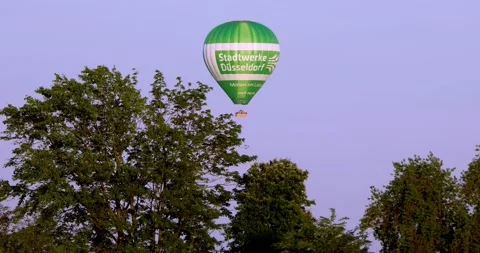 Hot air balloon Video stock 163536157