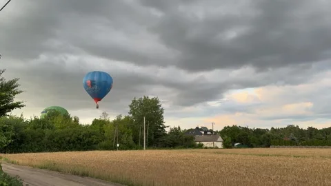 Hot Air Balloon Stock Footage 278485546