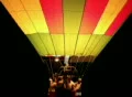 Hot Air Balloon Glowing SD Footage