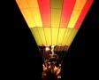 Hot Air Balloon Glowing SD Footage