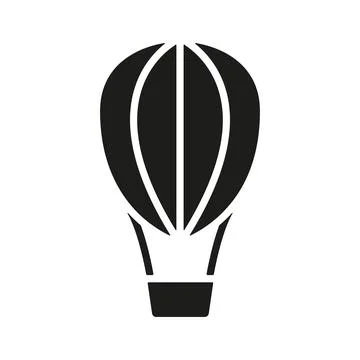 Hot air balloon icon vector design templates simple and modern Stock Illustration