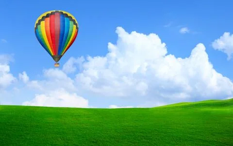 Hot air balloon Stock Illustration