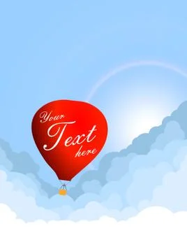 Hot air balloon Stock Illustration