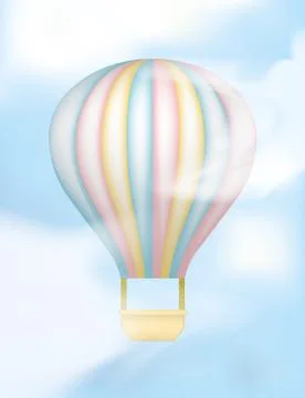 Hot air balloon Stock Illustration
