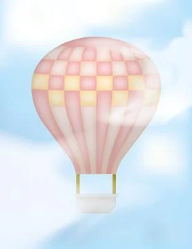 Hot air balloon Stock Illustration