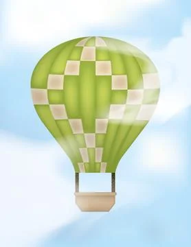 Hot air balloon Stock Illustration