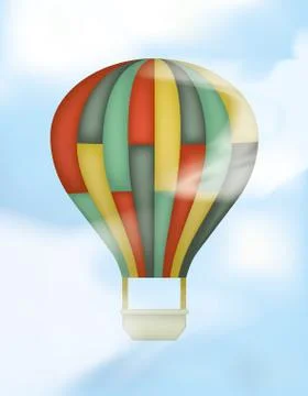 Hot air balloon 스톡 일러스트