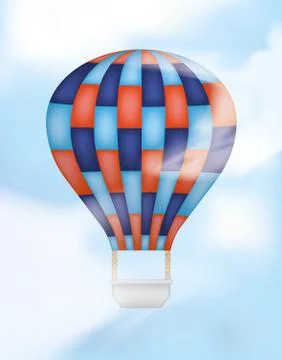 Hot air balloon 스톡 일러스트