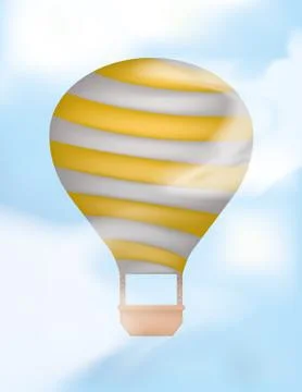 Hot air balloon Stock Illustration