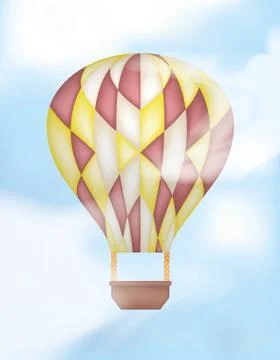 Hot air balloon 스톡 일러스트