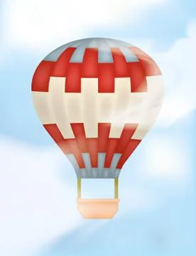 Hot air balloon Stock Illustration