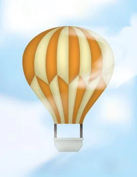 Hot air balloon Stock Illustration