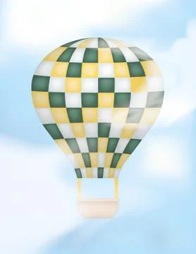 Hot air balloon Stock Illustration