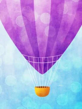 Hot air balloon Иллюстрация