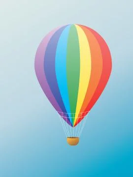 Hot air balloon Ilustração Stock