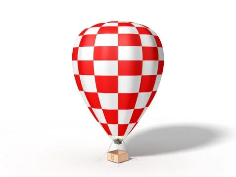 Hot air balloon Stock Illustration