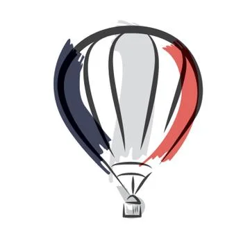 Hot Air Balloon Stock Illustration