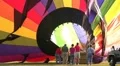 Hot Air Balloon Inflation HD Footage