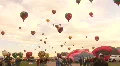 Hot Air Balloon Mass Ascension HD Footage