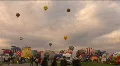Hot Air Balloon Mass Ascension HD Footage