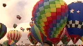 Hot Air Balloon Mass Ascension HD Footage